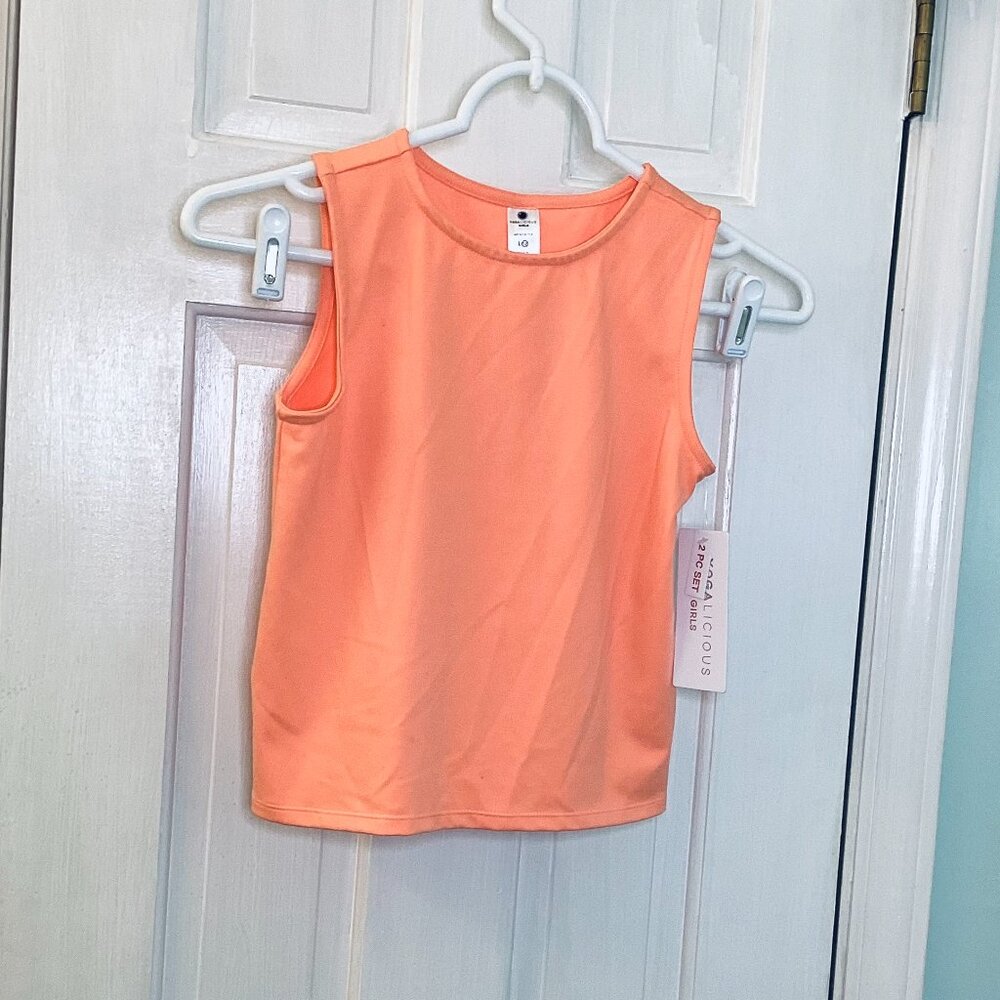Yogalicious Girls Lux Nicki Top Desert Flower Size 12 Large